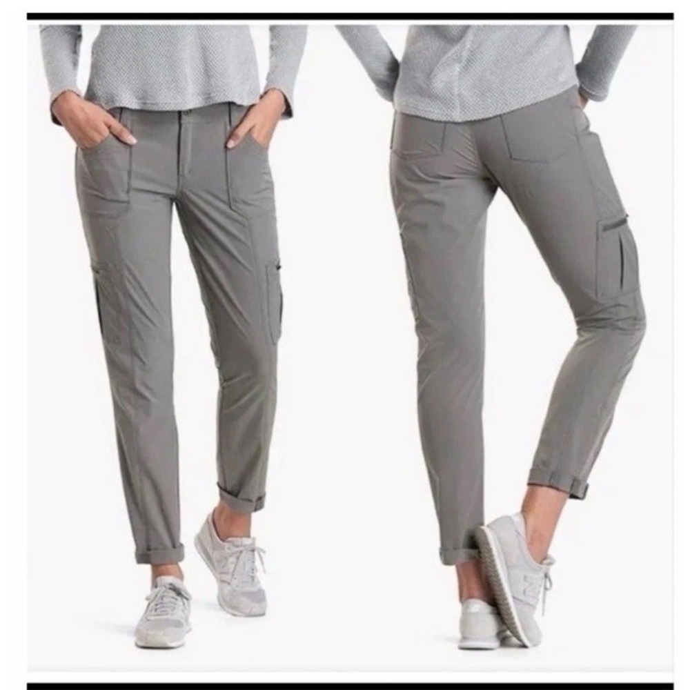 Kuhl Womens Cargo Pants Size 10 Grey Hiking Outdoor Utility USA Camping 32 X 30